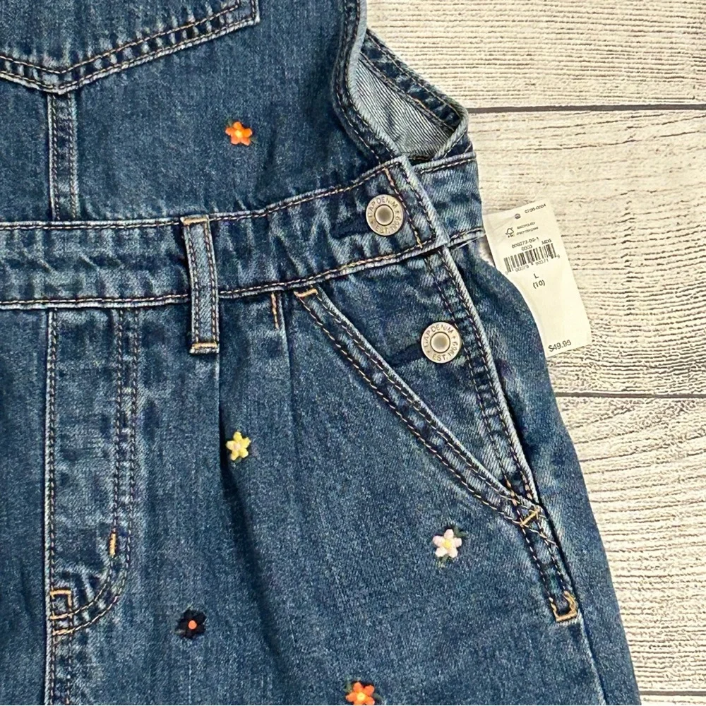 Gap Kids shortalls size L/10 girls NWT
